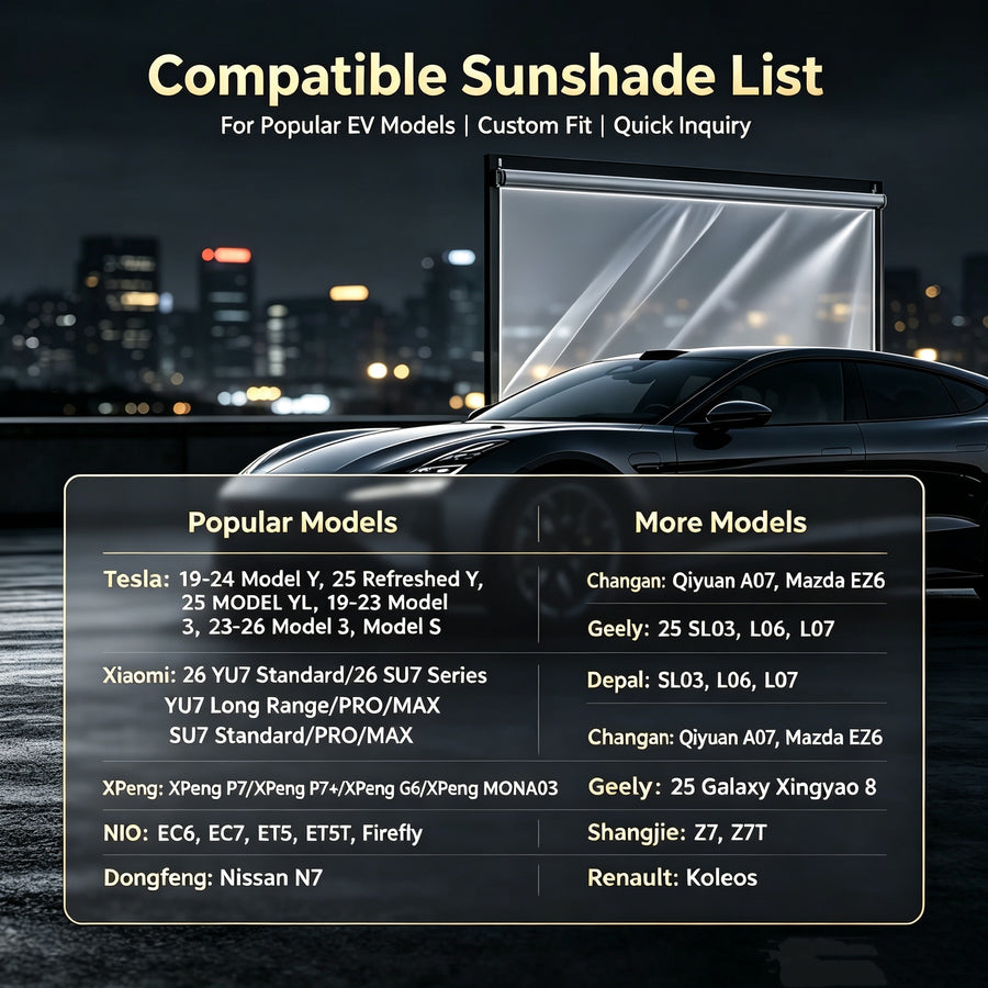 LanYing Luxury Leather Non-Slip Sunshade 1