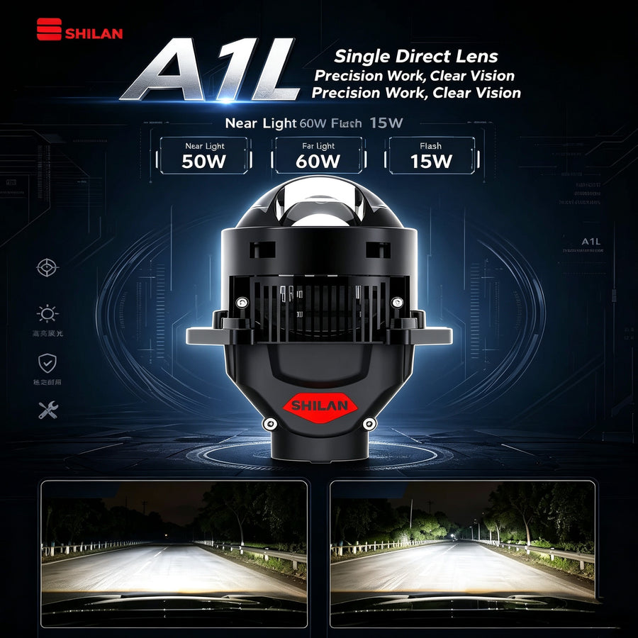 Shilan High-Brightness Focused LED Headlight 1