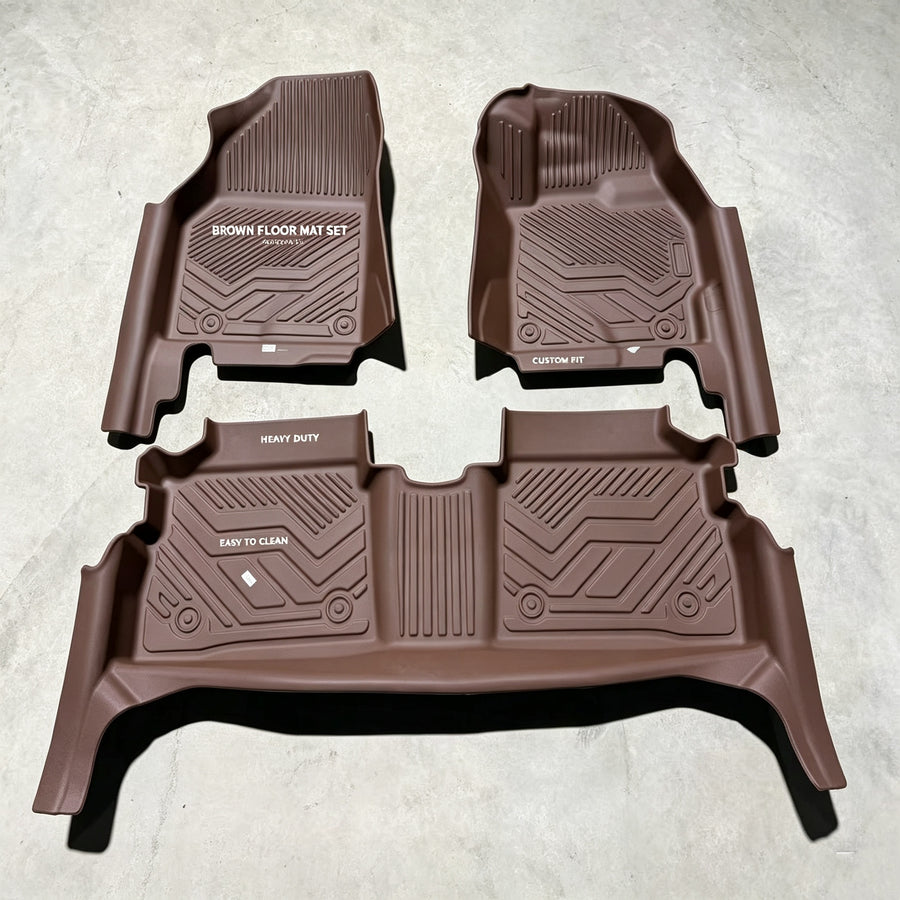 Baoxiang Waterproof 5D Molded Car Floor Mats 1