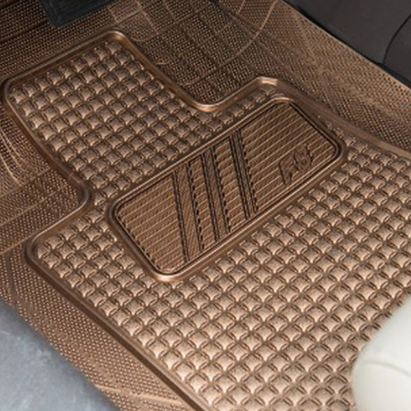 Universal 5-Piece Hexagon Mesh Car Floor Mat 1