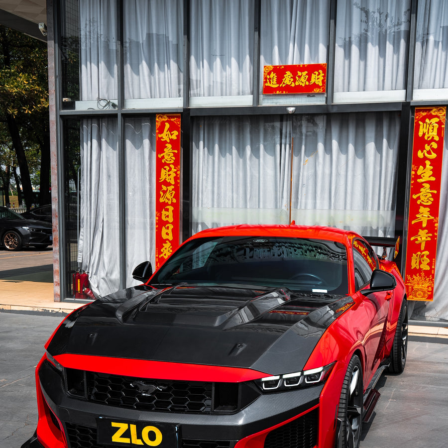 ZLO Hot-Pressed Mustang Carbon Kit 1