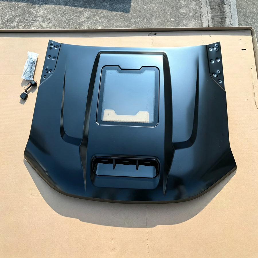 Tuojie Transparent LED Hood for Jetour Traveller and Shanhai T2 1