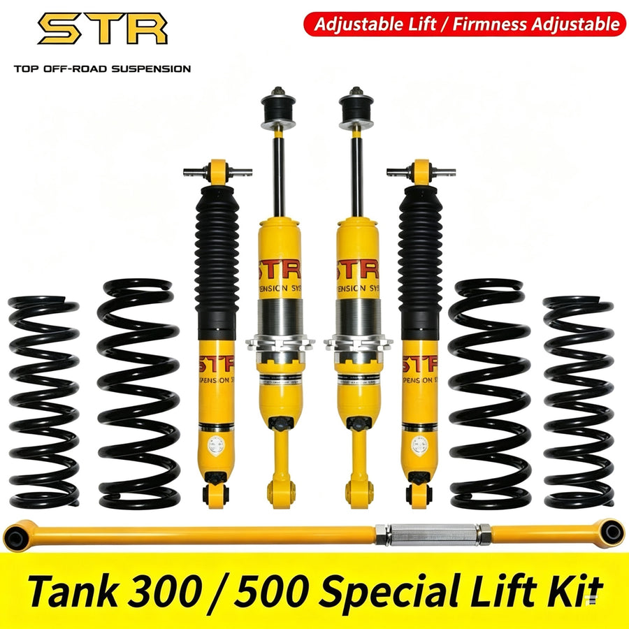 STR Multi-Way Adjustable Racing Shocks, High-Response Damping 1