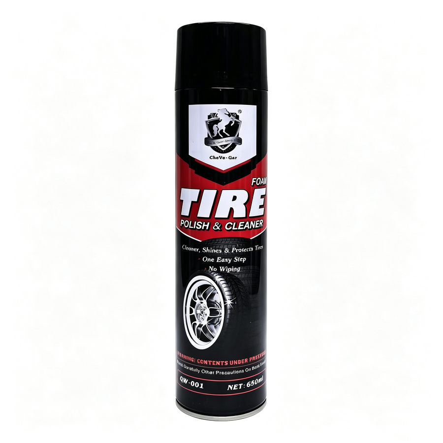 Wangteng No-Wipe Foam Tire Shine Coating Spray 1