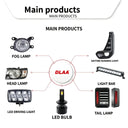 DLAA Golden Yellow Dual Color Fog Light 1
