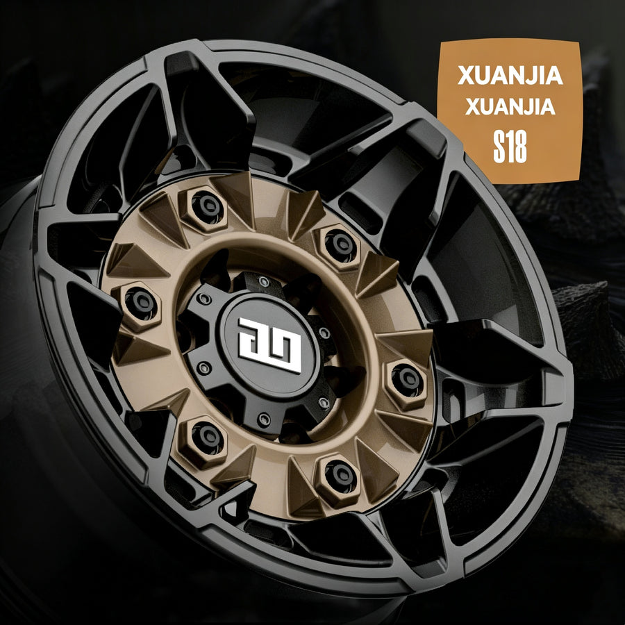 AOWHEELS Bolt-On Adjustable Car Wheels & Tires 1