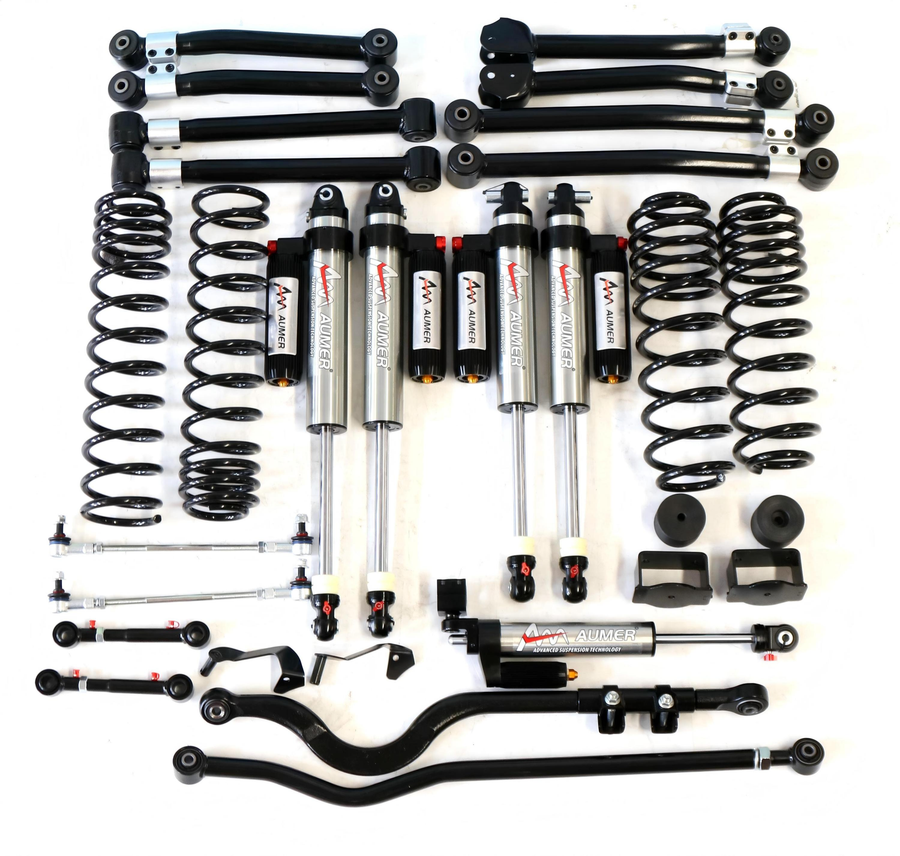 Aumer D Series Rebound & Compression Adjustable Coilover High Performance Off Road Shock Absorber for JEEP WRANGLER JL 1