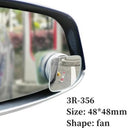 3R-354 Rectangular Suction Cup Blind Spot Mirror 70x40mm 1