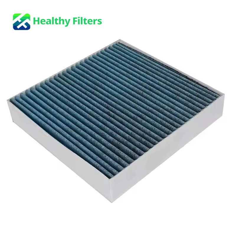 H13 High Efficiency Automobile Cabin Air Filter Custom Cardboard Frame HEPA Filtration System for Car Air Purifier 1