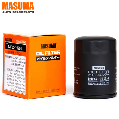 MFC-1124 MASUMA Brand Auto Car Parts Engine Oil Filter for Japanese Car 90915-10002 90915-10004-79 90915-03004 9091510004 1