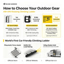 AW Overland Pivot-Rotating Folding Vehicle Ladder 1