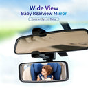 3R Non-Slip Luxury Leather Car Rearview Mirror 1