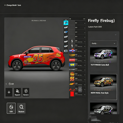 Chameleon Custom Printed Car Wrap 1