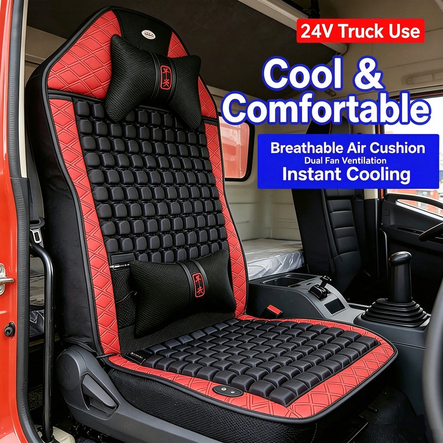 HBHX Universal Fit Premium Plush Ventilated Massage Seat Cushion 1