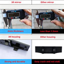 3R Deluxe Breathable Car Interior Rear View Mirror 1