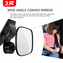 3R 360 Wide Convex Baby Car Mirror, safety hook-clip mount 1