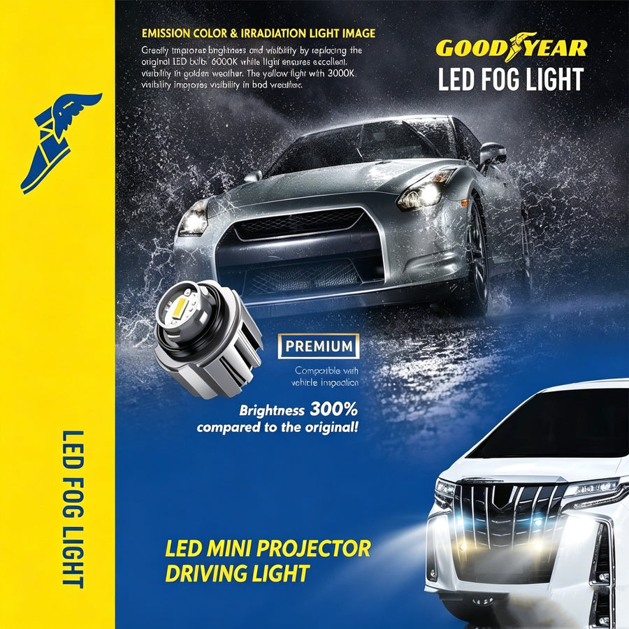 Goodyear LED Fog Light Bulb 1