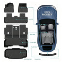 Sanhesheng Odor-Free TPE Floor Mat, injection-molded 3D channel liner 1