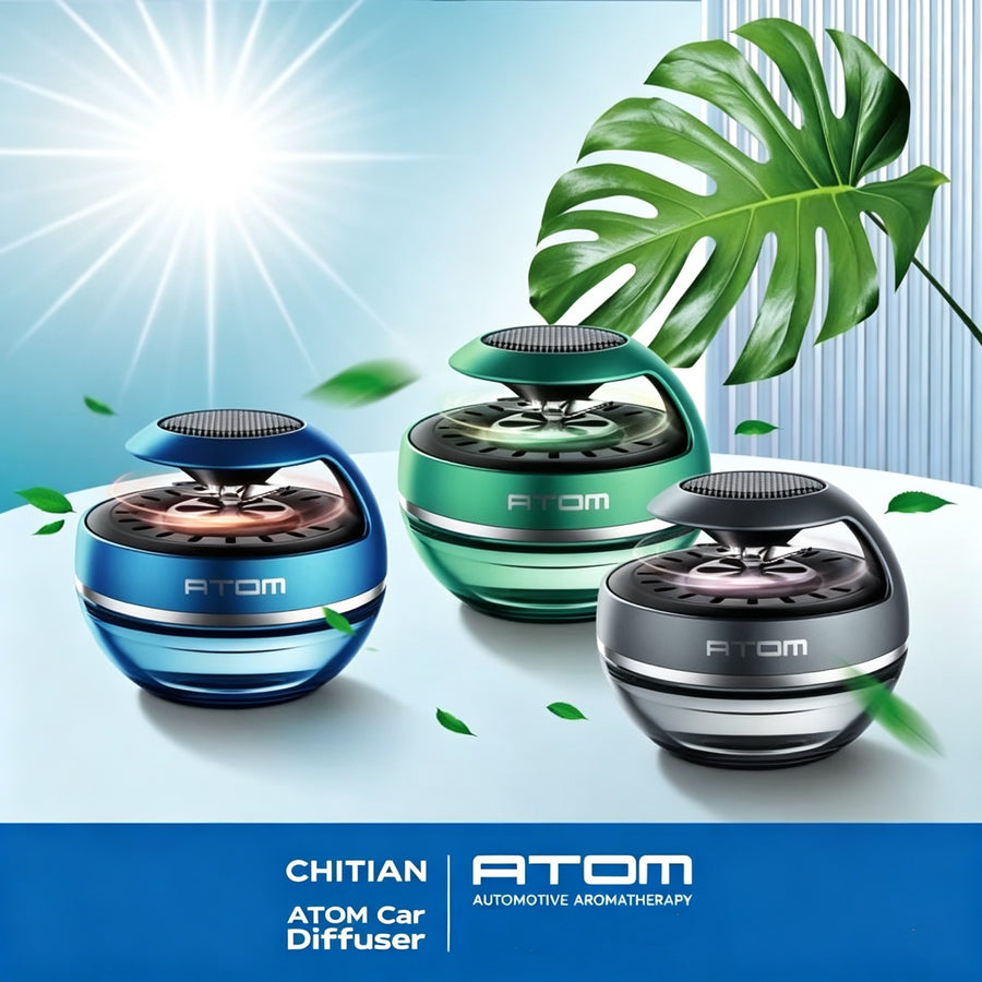 ChiTian Non-Slip Luxury Leather Car Air Freshener 1
