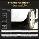 Benke Soft-Rubber No-Drill Mud Flaps 1