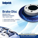 Sedywick Ceramic Drilled & Slotted BRAKE DISC 1