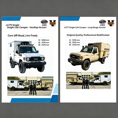 4WD Tribe Toyota Land Cruiser LC79 Pop-Top Off-Road Camper 1