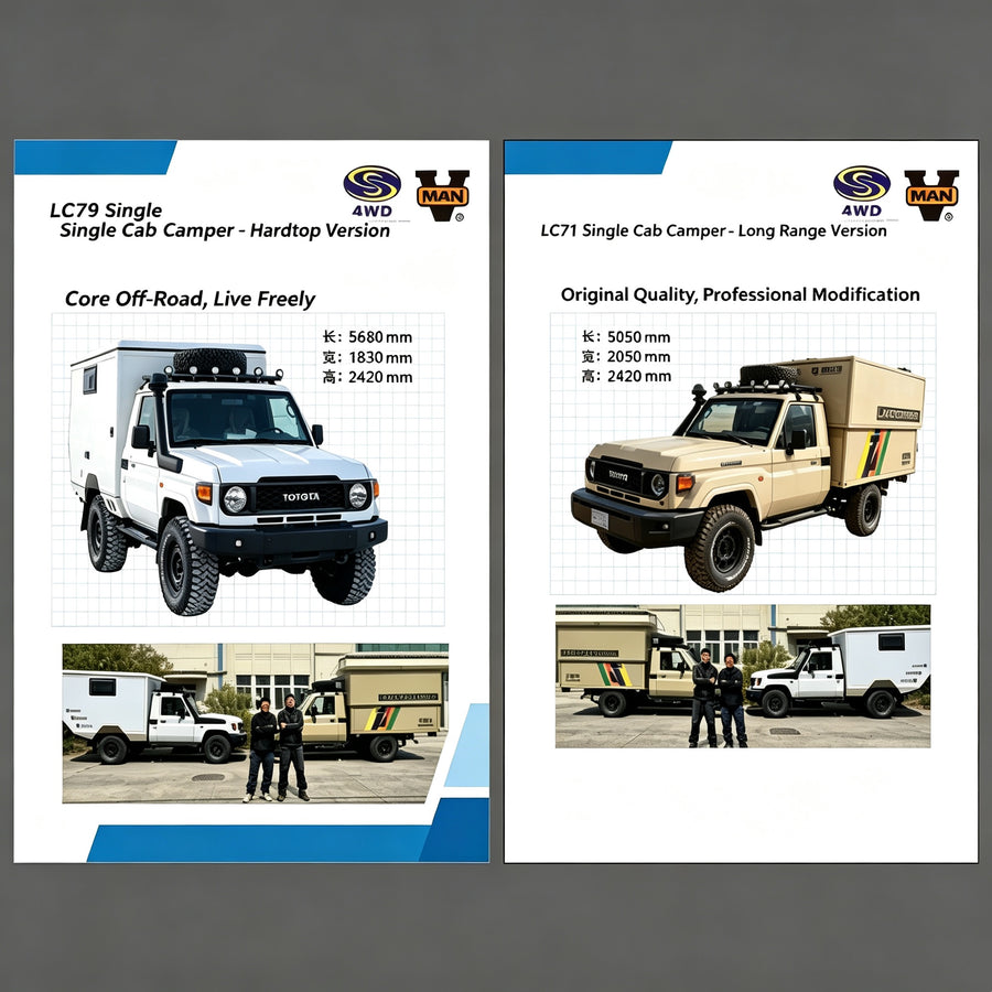 4WD Tribe Toyota Land Cruiser LC79 Pop-Top Off-Road Camper 1