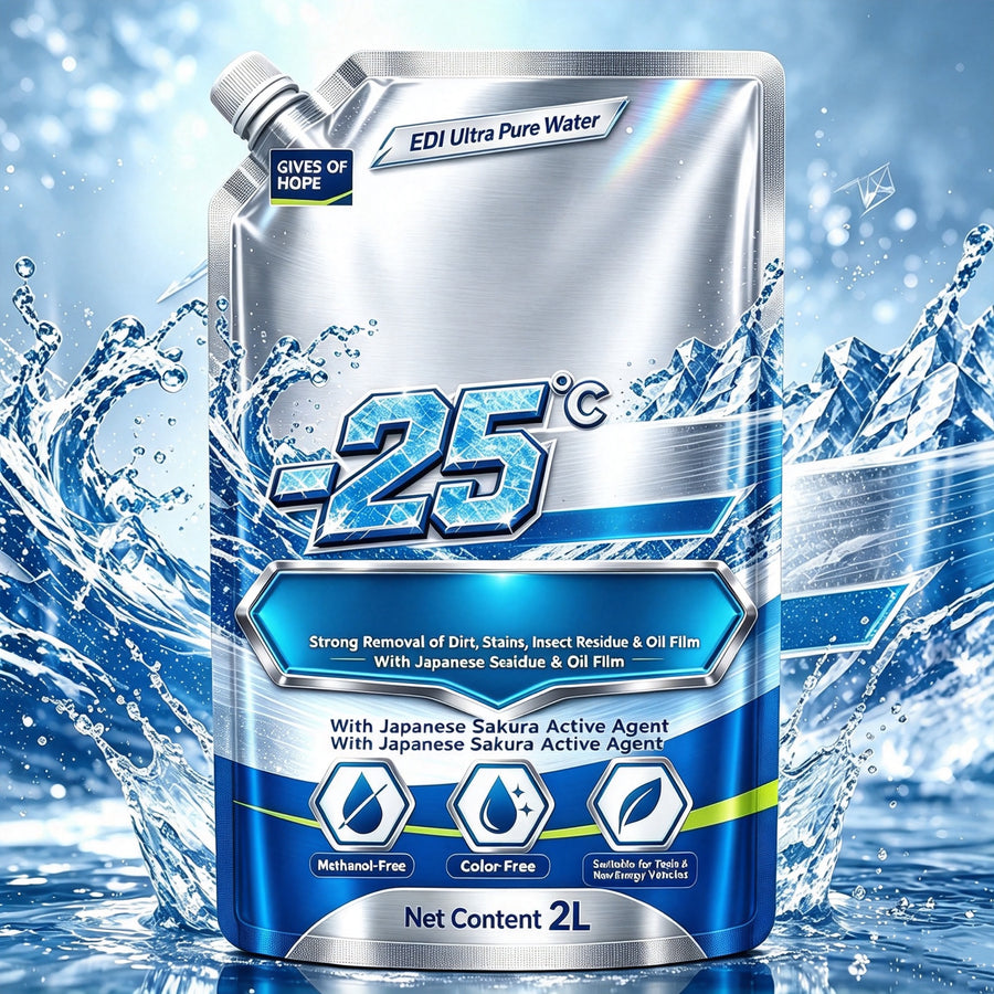 GIVES OF HOPE Bug & Oil-Film Remover Windshield Washer Fluid 1